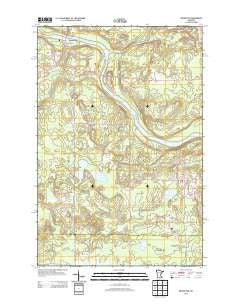Brookston Minnesota Historical topographic map, 1:24000 scale, 7.5 X 7.5 Minute, Year 2013