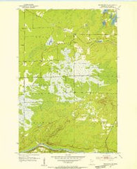Brookston NW Minnesota Historical topographic map, 1:24000 scale, 7.5 X 7.5 Minute, Year 1953