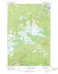 Brookston NW Minnesota Historical topographic map, 1:24000 scale, 7.5 X 7.5 Minute, Year 1953