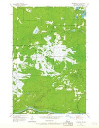Brookston NW Minnesota Historical topographic map, 1:24000 scale, 7.5 X 7.5 Minute, Year 1953
