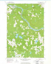 Brookston Minnesota Historical topographic map, 1:24000 scale, 7.5 X 7.5 Minute, Year 1953