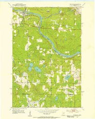 Brookston Minnesota Historical topographic map, 1:24000 scale, 7.5 X 7.5 Minute, Year 1953