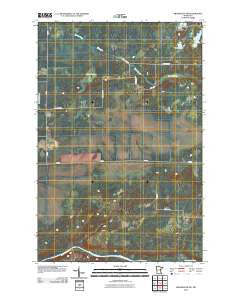Brookston NW Minnesota Historical topographic map, 1:24000 scale, 7.5 X 7.5 Minute, Year 2010
