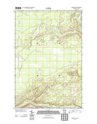 Brookston NW Minnesota Historical topographic map, 1:24000 scale, 7.5 X 7.5 Minute, Year 2013