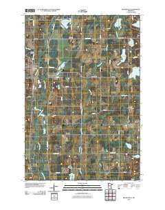 Browerville Minnesota Historical topographic map, 1:24000 scale, 7.5 X 7.5 Minute, Year 2010