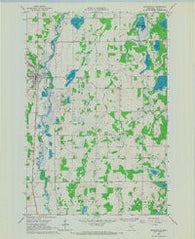 Browerville Minnesota Historical topographic map, 1:24000 scale, 7.5 X 7.5 Minute, Year 1966
