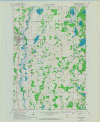 Browerville Minnesota Historical topographic map, 1:24000 scale, 7.5 X 7.5 Minute, Year 1966
