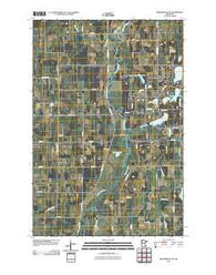 Browerville NE Minnesota Historical topographic map, 1:24000 scale, 7.5 X 7.5 Minute, Year 2010