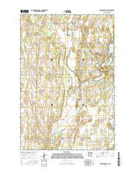 Browerville NE Minnesota Current topographic map, 1:24000 scale, 7.5 X 7.5 Minute, Year 2016