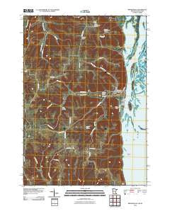 Brownsville Minnesota Historical topographic map, 1:24000 scale, 7.5 X 7.5 Minute, Year 2010