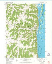Brownsville Minnesota Historical topographic map, 1:24000 scale, 7.5 X 7.5 Minute, Year 1980