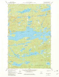 Brule Lake Minnesota Historical topographic map, 1:24000 scale, 7.5 X 7.5 Minute, Year 1960