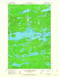 Brule Lake Minnesota Historical topographic map, 1:24000 scale, 7.5 X 7.5 Minute, Year 1960