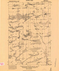 Brule Lake Minnesota Historical topographic map, 1:62500 scale, 15 X 15 Minute, Year 1919