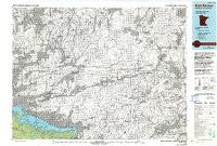 Brule Narrows Minnesota Historical topographic map, 1:100000 scale, 30 X 60 Minute, Year 1978