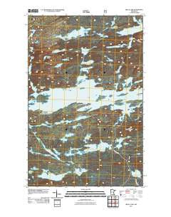 Brule Lake Minnesota Historical topographic map, 1:24000 scale, 7.5 X 7.5 Minute, Year 2011