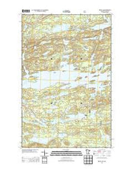 Brule Lake Minnesota Historical topographic map, 1:24000 scale, 7.5 X 7.5 Minute, Year 2013