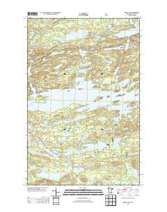 Brule Lake Minnesota Historical topographic map, 1:24000 scale, 7.5 X 7.5 Minute, Year 2013