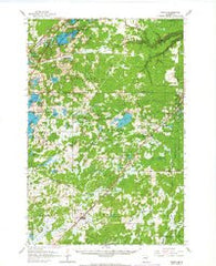 Bruno Minnesota Historical topographic map, 1:62500 scale, 15 X 15 Minute, Year 1962