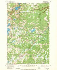 Bruno Minnesota Historical topographic map, 1:62500 scale, 15 X 15 Minute, Year 1962