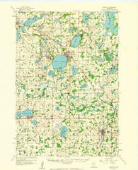 Buffalo Minnesota Historical topographic map, 1:62500 scale, 15 X 15 Minute, Year 1958