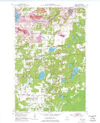 Buhl Minnesota Historical topographic map, 1:24000 scale, 7.5 X 7.5 Minute, Year 1951