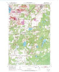 Buhl Minnesota Historical topographic map, 1:24000 scale, 7.5 X 7.5 Minute, Year 1951