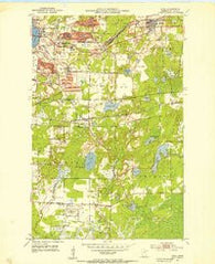 Buhl Minnesota Historical topographic map, 1:24000 scale, 7.5 X 7.5 Minute, Year 1951