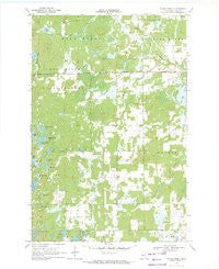 Bungo Creek Minnesota Historical topographic map, 1:24000 scale, 7.5 X 7.5 Minute, Year 1970