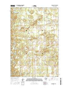 Bungo Creek Minnesota Current topographic map, 1:24000 scale, 7.5 X 7.5 Minute, Year 2016