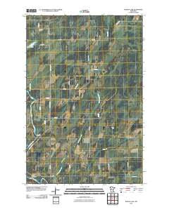 Burgen Lake Minnesota Historical topographic map, 1:24000 scale, 7.5 X 7.5 Minute, Year 2010