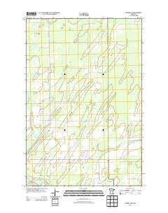 Burgen Lake Minnesota Historical topographic map, 1:24000 scale, 7.5 X 7.5 Minute, Year 2013