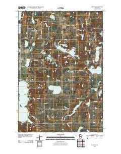 Burtrum Minnesota Historical topographic map, 1:24000 scale, 7.5 X 7.5 Minute, Year 2010