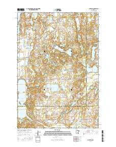 Burtrum Minnesota Current topographic map, 1:24000 scale, 7.5 X 7.5 Minute, Year 2016