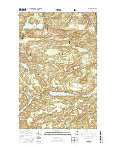 Buyck Minnesota Current topographic map, 1:24000 scale, 7.5 X 7.5 Minute, Year 2016