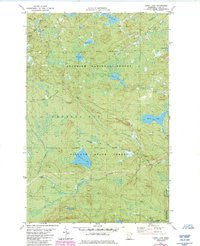 Cabin Lake Minnesota Historical topographic map, 1:24000 scale, 7.5 X 7.5 Minute, Year 1982