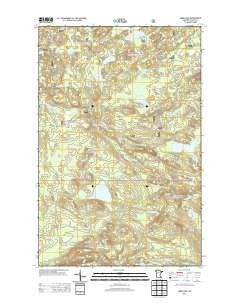 Cabin Lake Minnesota Historical topographic map, 1:24000 scale, 7.5 X 7.5 Minute, Year 2013