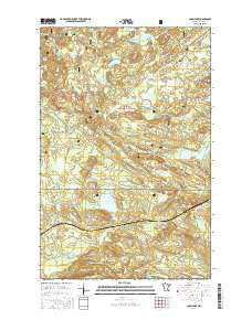 Cabin Lake Minnesota Current topographic map, 1:24000 scale, 7.5 X 7.5 Minute, Year 2016