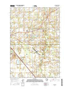 Cable Minnesota Current topographic map, 1:24000 scale, 7.5 X 7.5 Minute, Year 2016