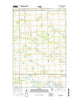 Cahill Lake Minnesota Current topographic map, 1:24000 scale, 7.5 X 7.5 Minute, Year 2016