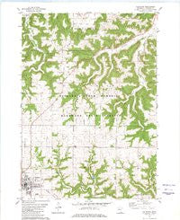Caledonia Minnesota Historical topographic map, 1:24000 scale, 7.5 X 7.5 Minute, Year 1980