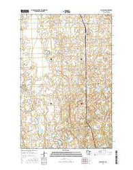 Callaway Minnesota Current topographic map, 1:24000 scale, 7.5 X 7.5 Minute, Year 2016