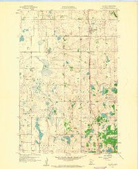 Callaway Minnesota Historical topographic map, 1:24000 scale, 7.5 X 7.5 Minute, Year 1959
