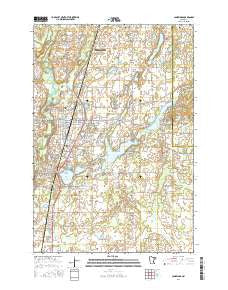 Cambridge Minnesota Current topographic map, 1:24000 scale, 7.5 X 7.5 Minute, Year 2016