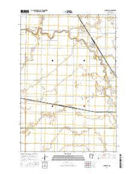 Campbell Minnesota Current topographic map, 1:24000 scale, 7.5 X 7.5 Minute, Year 2016