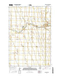 Campbell NE Minnesota Current topographic map, 1:24000 scale, 7.5 X 7.5 Minute, Year 2016