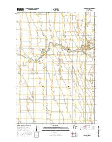 Campbell NE Minnesota Current topographic map, 1:24000 scale, 7.5 X 7.5 Minute, Year 2016