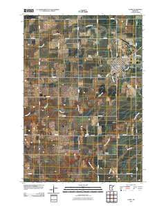 Canby Minnesota Historical topographic map, 1:24000 scale, 7.5 X 7.5 Minute, Year 2010