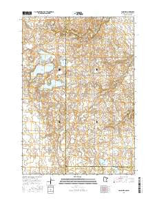 Canby NW Minnesota Current topographic map, 1:24000 scale, 7.5 X 7.5 Minute, Year 2016