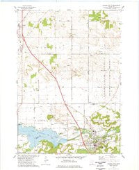 Cannon Falls Minnesota Historical topographic map, 1:24000 scale, 7.5 X 7.5 Minute, Year 1974